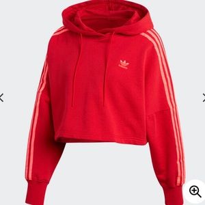 adidas cropped hoodie